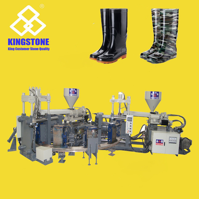 Stivale riciclabile del PVC Gumboots/che fa la stazione della macchina 12 con l'apri automatico