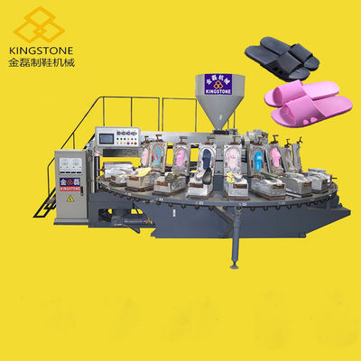 Di plastica del PVC che fornisce la stazione della macchina 24 dello stampaggio ad iniezione della scarpa rotatoria