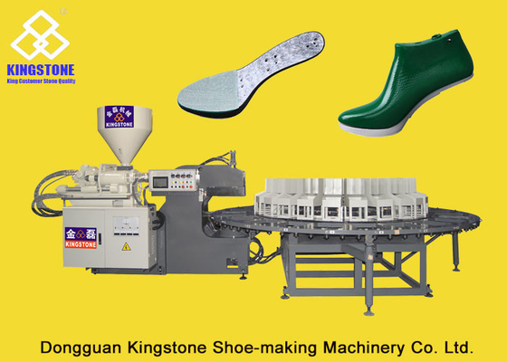 La macchina a iniezione rotatoria automatica per il tacco alto calza il sottopiede dei pp, outsole di TPU/TPR/TR/PVC