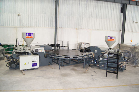 Muffa della scarpa di 20 stazioni la sola che fa la macchina, plastica calza la macchina dello stampaggio ad iniezione