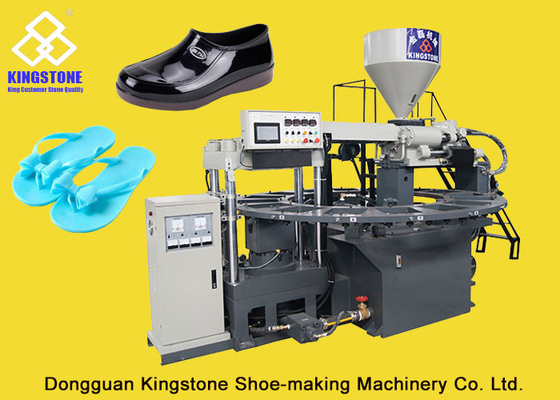 Macchina rotatoria del PVC Jelly Slippers Sandals Injection Molding di tipo 1/2 colori con il servo sistema