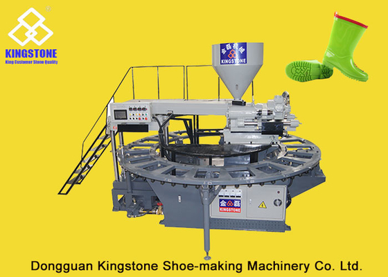 Linea di produzione della fabbrica di scarpa dello stivale di short del PVC, macchina rotatoria dello stampaggio ad iniezione
