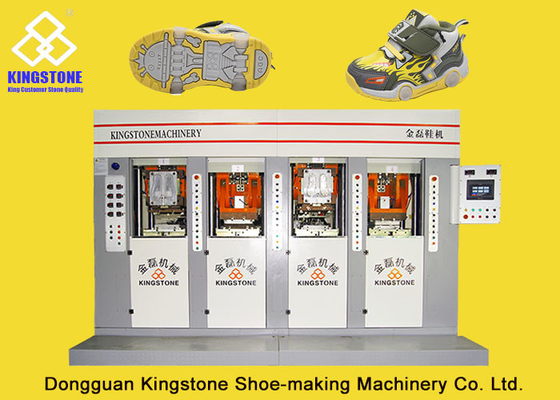 Macchina di fabbricazione della scarpa di sicurezza delle stazioni di risparmio di energia quattro sola con il servomotore