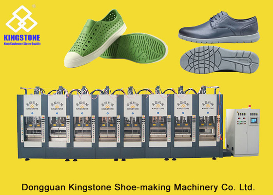 8 stazioni scarpa la suola che fa la linea di produzione a macchina per la pantofola/sandali/stivali di EVA