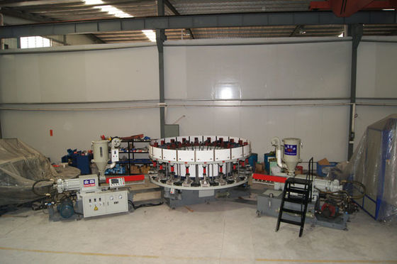 scarpe del PVC di 8.2*3.6*2.5m che rendono a macchina 20 stazioni per le materie prime termoplastiche