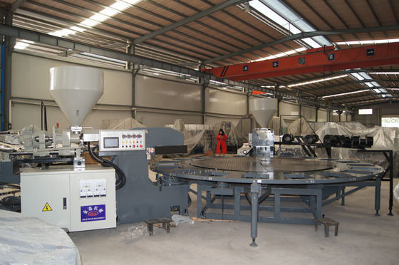 Scarpa di sicurezza automatica che fa macchina, muffa della scarpa di sport del PVC sola che fa macchina