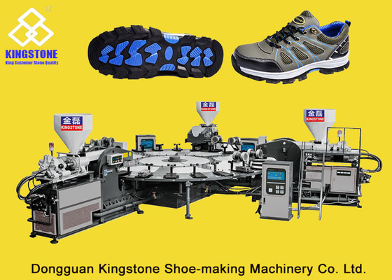 Scarpa di sicurezza automatica che fa macchina, muffa della scarpa di sport del PVC sola che fa macchina