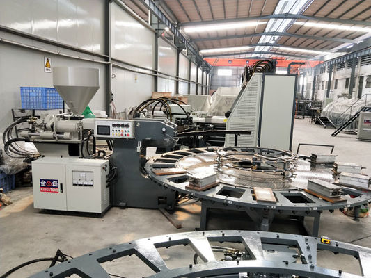 Macchina dello stampaggio ad iniezione della tavola rotante della scarpa, sola macchina di fabbricazione di TPU