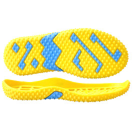 Suola di scarpa rotatoria del PVC TPR che rende a macchina doppio colore