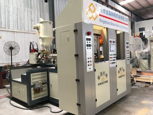 Due sogliola del PVC TPR degli iniettori TPU TR delle stazioni due che fa le macchine con il servo sistema 3.5*3.8*2.8m