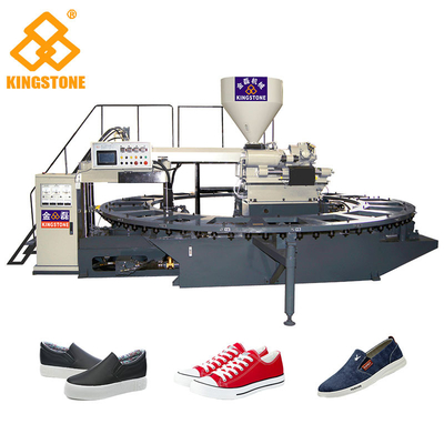 Un servo sistema PVC di 20 stazioni calza la fabbricazione della macchina per le scarpe di Lasure delle scarpe di sport