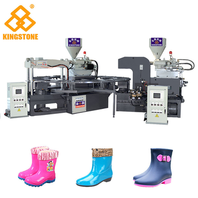 Stivali rotatori/scarpe dell'iniezione di plastica del PVC brevi che fanno colore della macchina 2