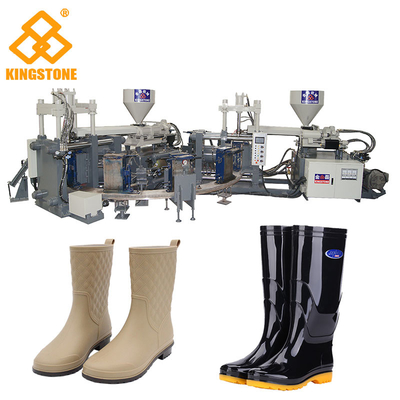 Tipo rotatorio del lavoratore dello stivale/Gumboot/acqua/della pioggia dello stivale della macchina doppia minerale dello stampaggio ad iniezione