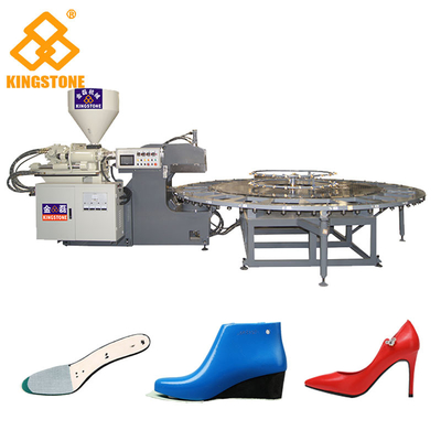 La macchina a iniezione rotatoria automatica per il tacco alto calza il sottopiede dei pp, outsole di TPU/TPR/TR/PVC