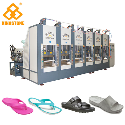 Pantofola di EVA che rende a scarpa sola macchina di fabbricazione con la linea di produzione completa/6 stazioni