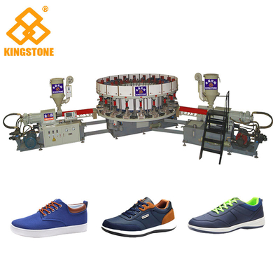 PVC del doppio/il singolo colore delle sogliole calza la fabbricazione della macchina per le scarpe dell'inverno di Outsoles della scarpa da tennis