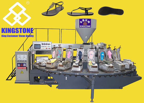 Macchina a iniezione rotatoria del colpo dell'aria per la pantofola di gomma