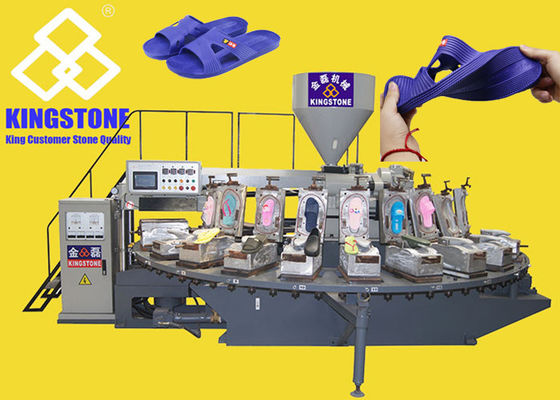 Macchina di plastica della tavola rotante di fabbricazione della pantofola del PVC