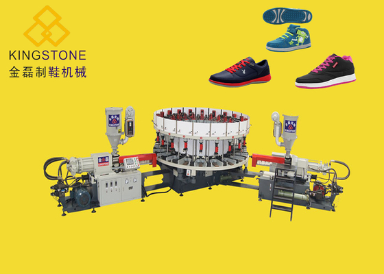 PVC del doppio/il singolo colore delle sogliole calza la fabbricazione della macchina per le scarpe dell'inverno di Outsoles della scarpa da tennis