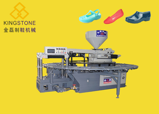 Macchina di fabbricazione rotatoria di plastica per l'operazione facile delle scarpe/sandali del PVC