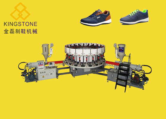 Il doppio sport rotatorio della IMMERSIONE di colore calza/macchina a iniezione della tela