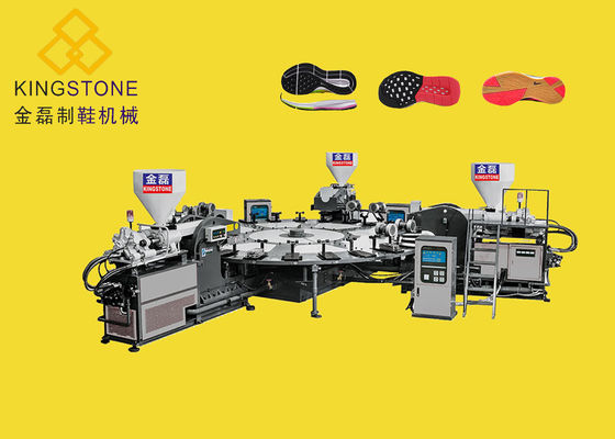 1 / 2/3 macchina di fabbricazione 100-120pairs/ora del PVC di colore TPR sola per le scarpe di plastica