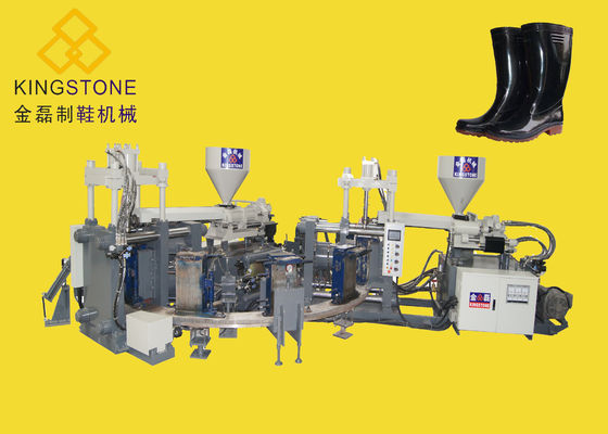 Doppio colore del PVC della scarpa della macchina materiale di plastica dello stampaggio ad iniezione