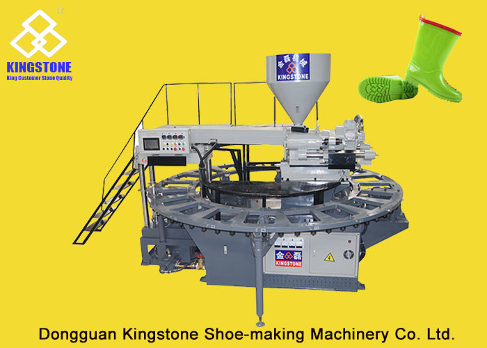 Linea di produzione della fabbrica di scarpa dello stivale di short del PVC, macchina rotatoria dello stampaggio ad iniezione
