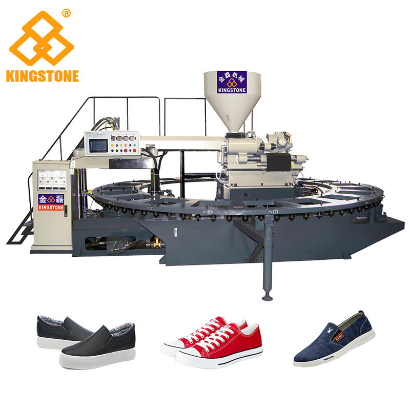 Un servo sistema PVC di 20 stazioni calza la fabbricazione della macchina per le scarpe di Lasure delle scarpe di sport