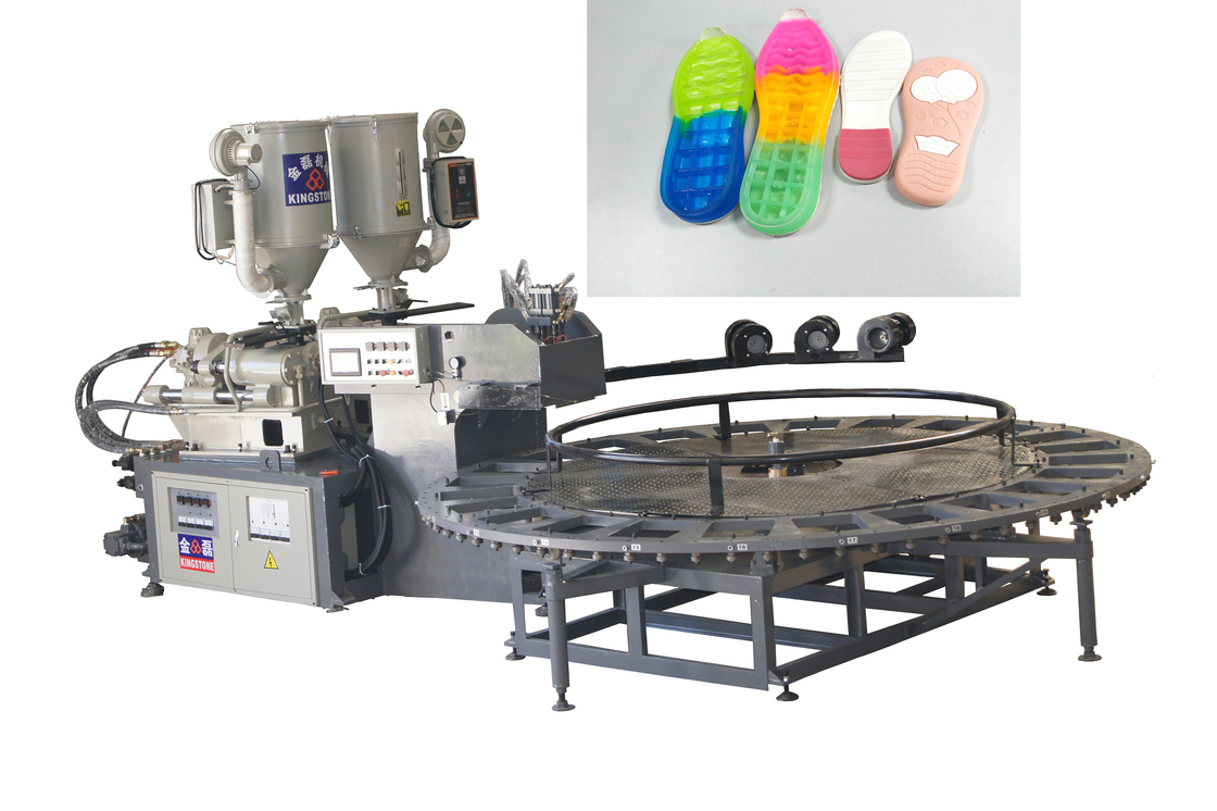 Densità di fabbricazione automatica del doppio/singola colore sola della macchina due della scarpa
